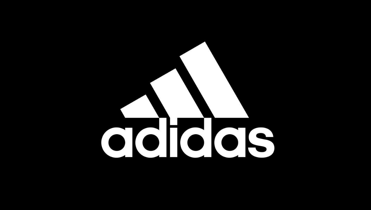Logo Adidas fundo preto