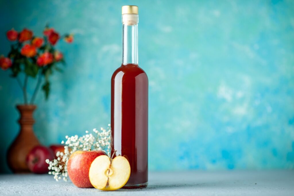 Alho com vinagre de maçã