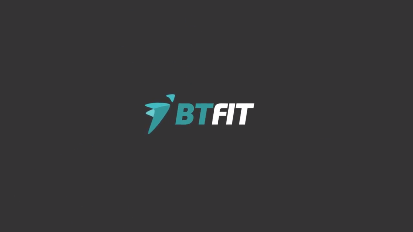 Logo BTFIT fundo cinza
