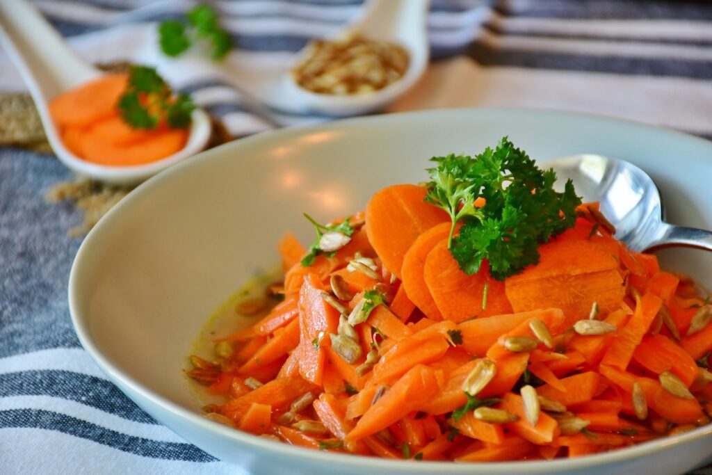 Uma receita low carb com cenoura do Desafio 19 dias