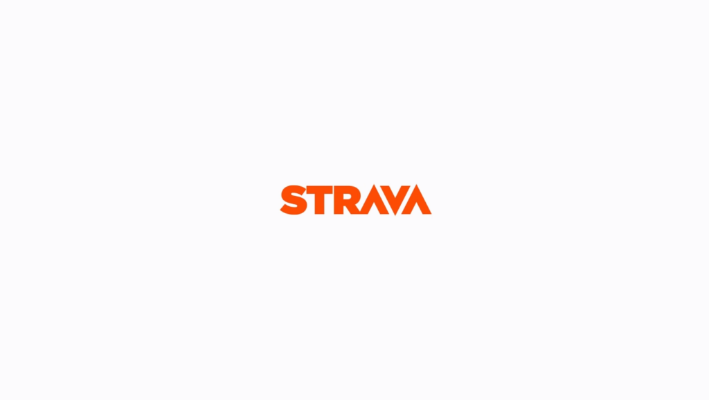 Logo Strava fundo branco