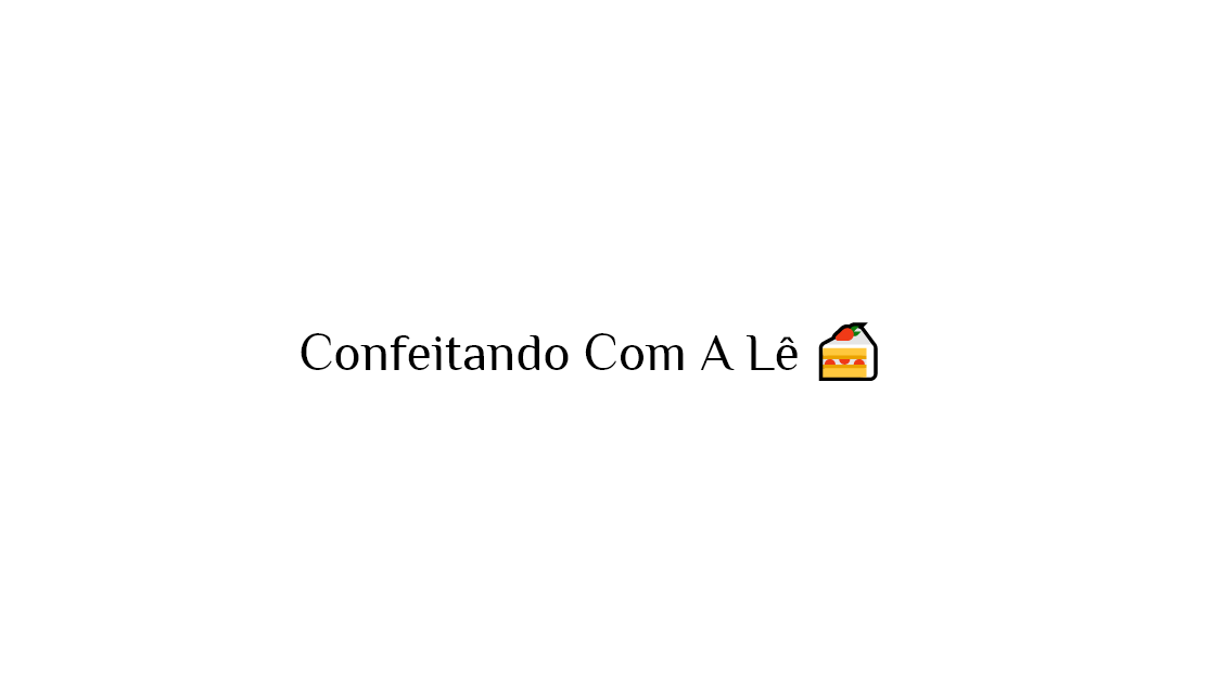 Logo Confeitando com a Lê fundo branco