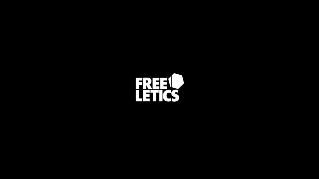 Logo Freeletics fundo preto