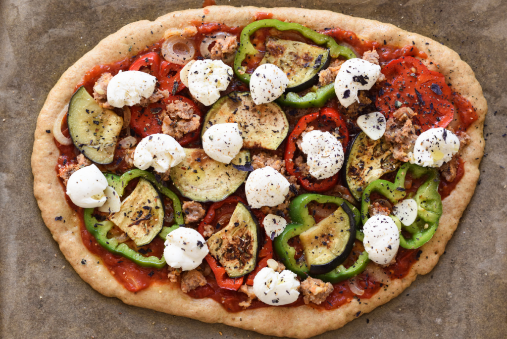 Pizza ao estilo comfort food