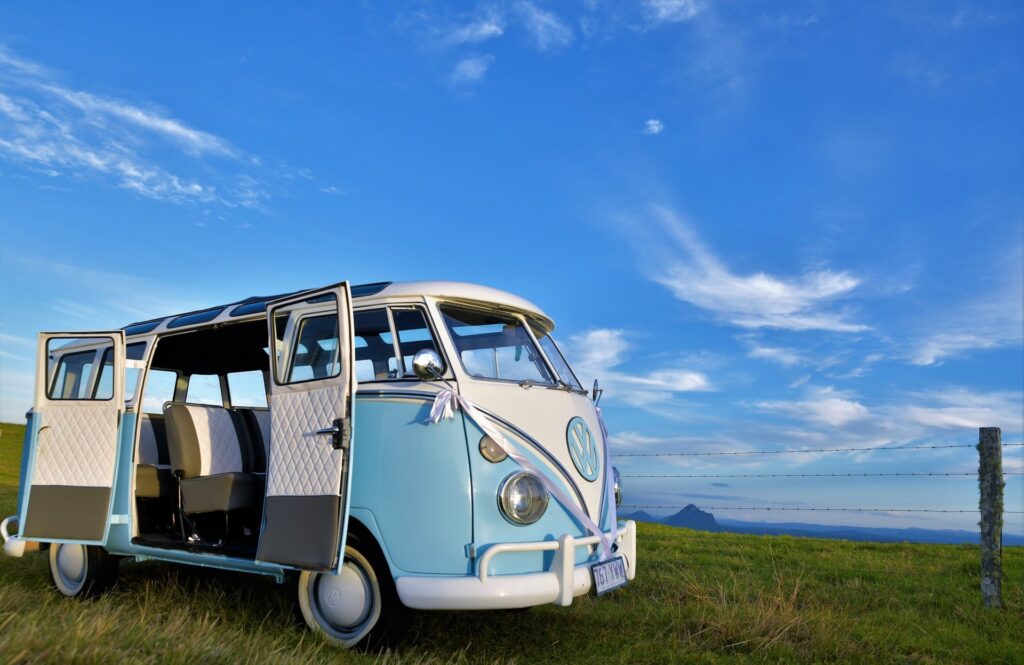 Kombi de portas abertas, assim como as inscrições para o Curso Culinária Vegana com a Kombi Cura