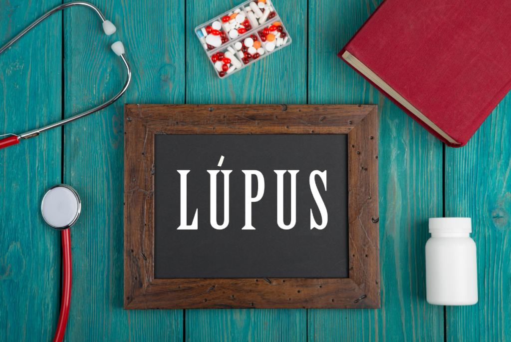 Lúpus escrito na lousa