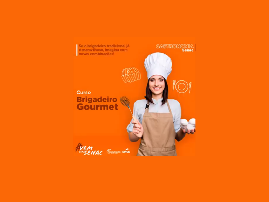 propaganda do curso de brigadeiro gourmet senac