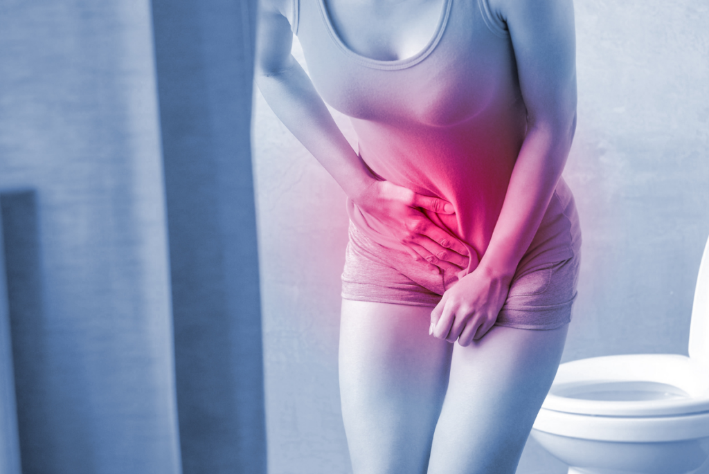 Mulher com infecção urinária
