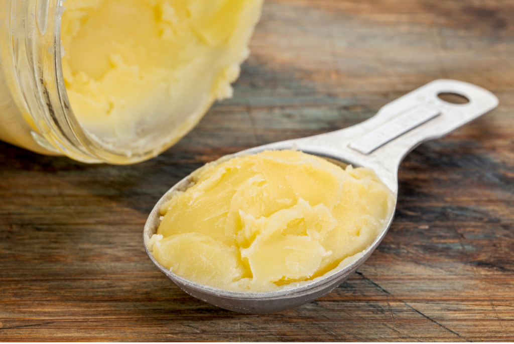 Manteiga ghee feita em casa