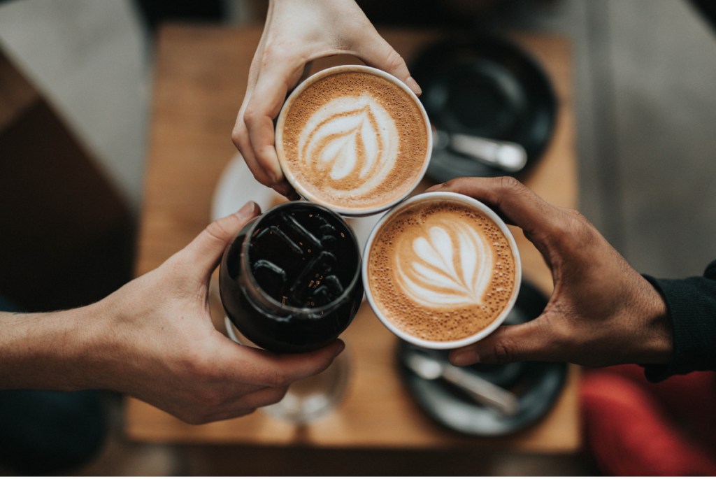 xícaras de café