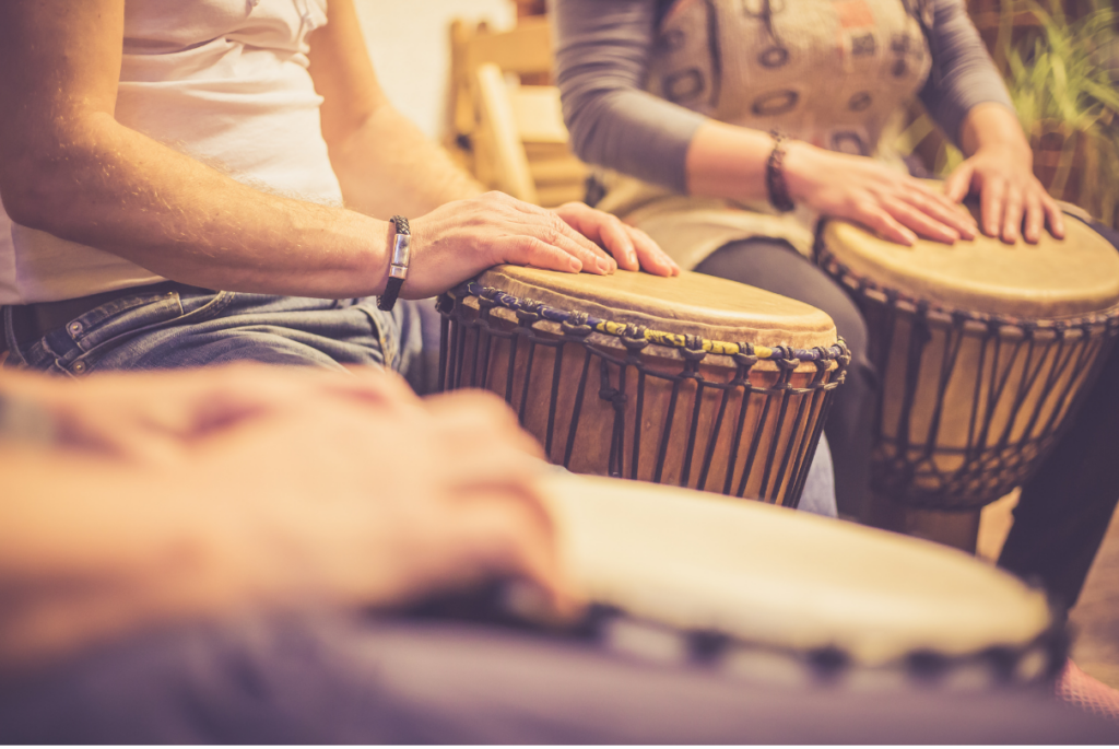 Batuques de musicoterapia