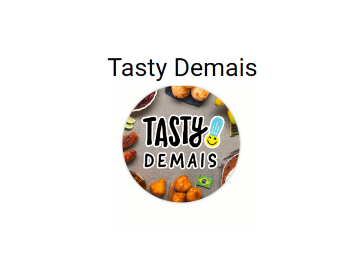 Logotivo Tasty Receitas em círculo