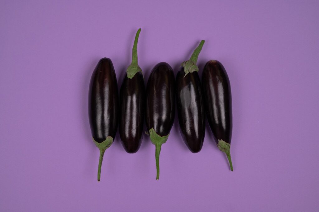 Berinjela receitas fundo roxo
