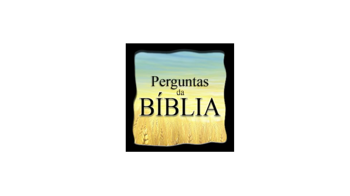 Logotipo Perguntas da Bíblia com moldura preta
