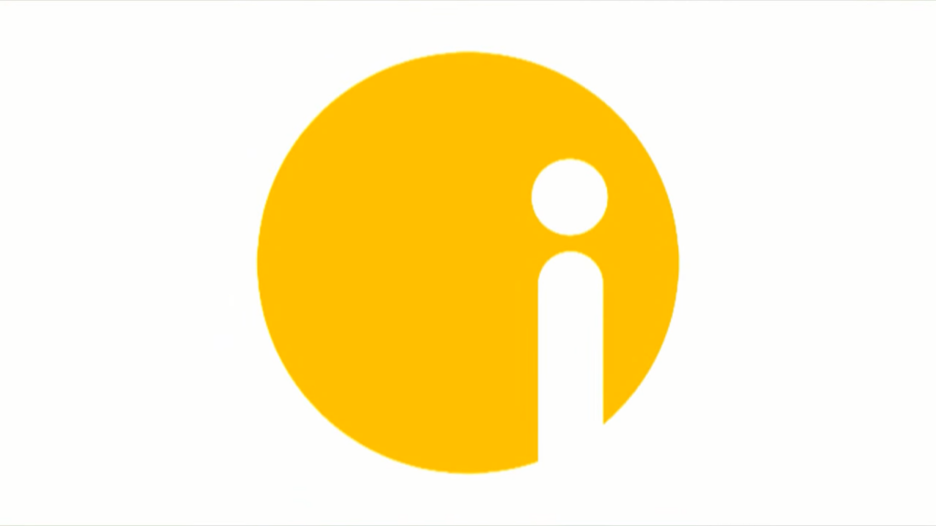 Logotipo Cursos IPED - círculo amarelo em fundo branco.