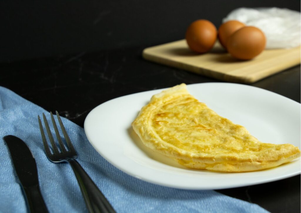 imagem com receita de crepioca fit