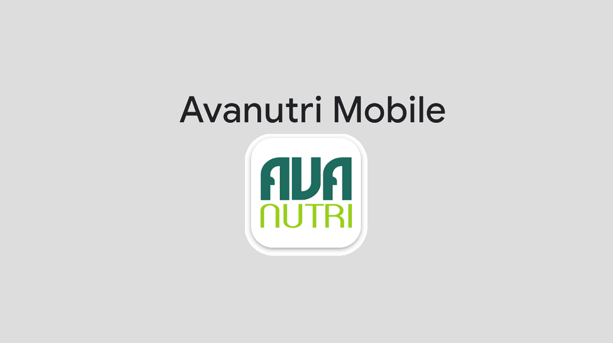 Logotipo Avanutri com fundo cinza