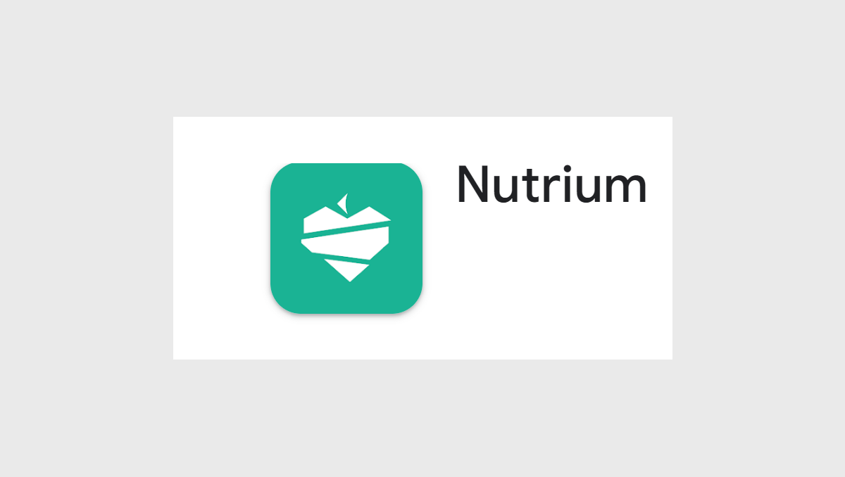 Logotipo Nutrium Software em retângulo branco.