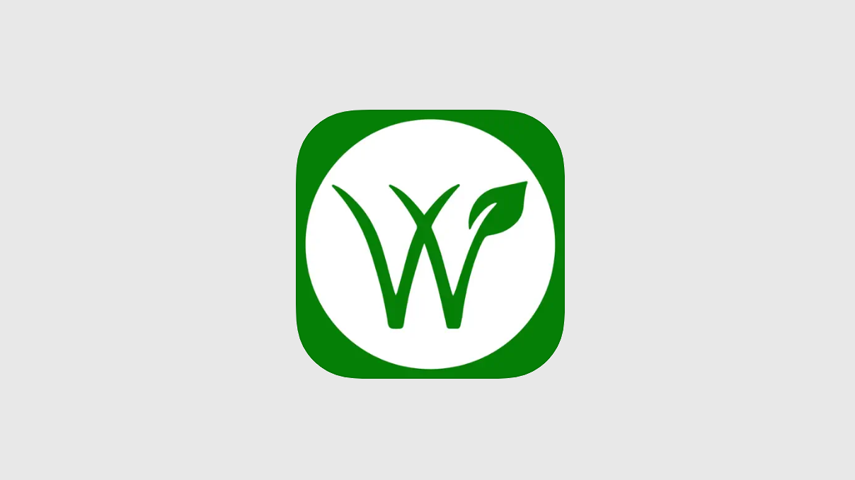 Logotipo Wikiveg com fundo cinza