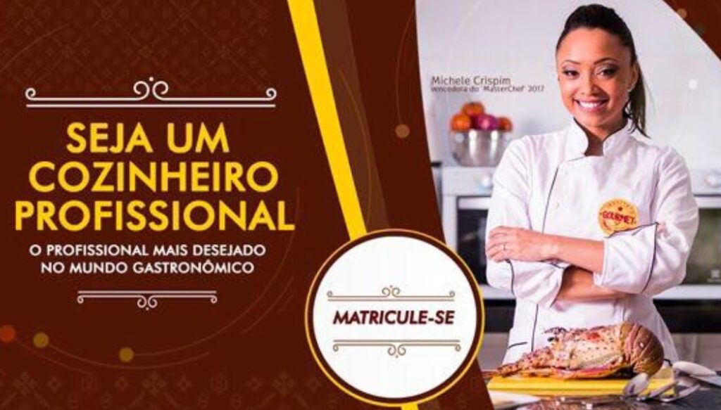 Propaganda de matrícula Instituto Gourmet