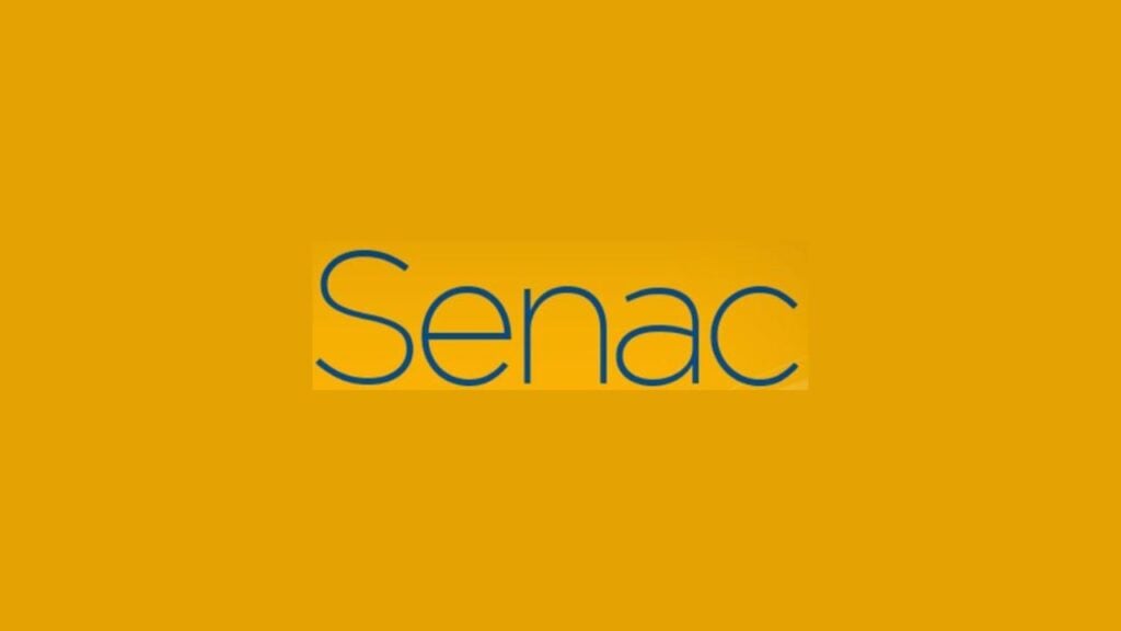 Logo SENAC com funco amarelo