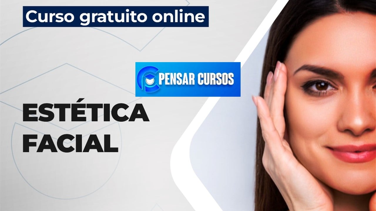 Propaganda de cursos de estética facial