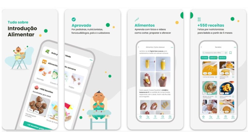 Interface do app