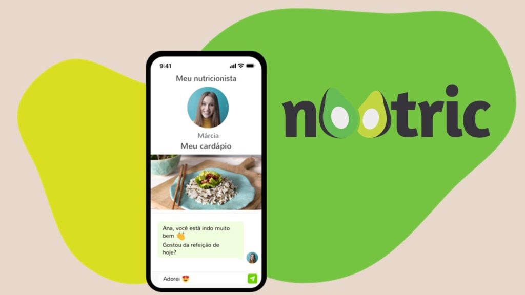 Interface do app com logo do app