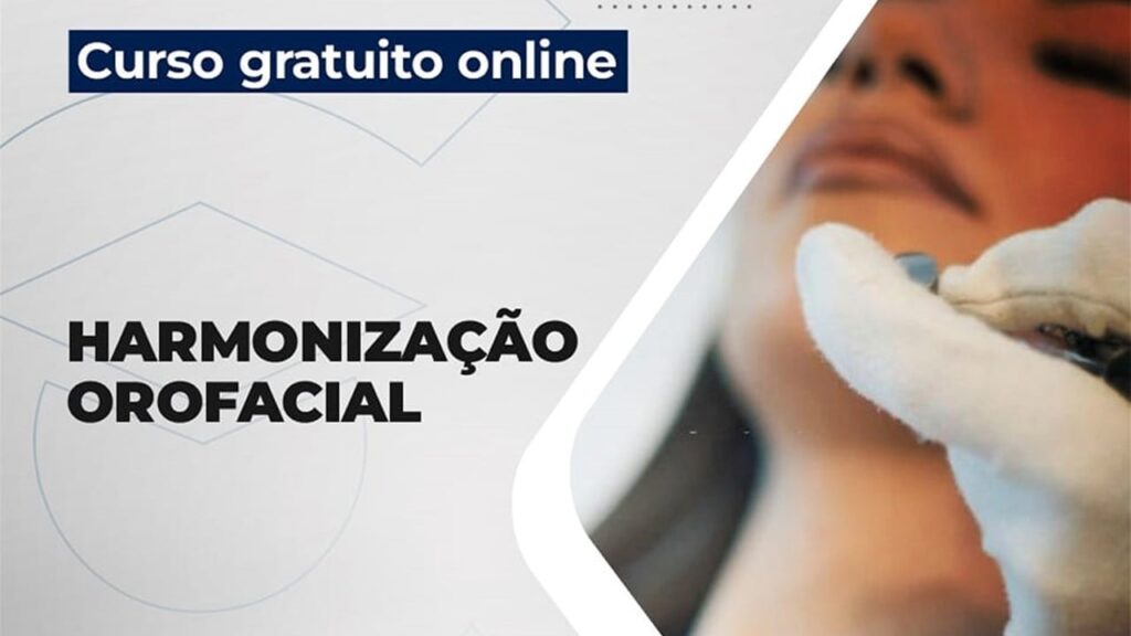 Propaganda do curso Harmonização Facial